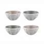 Preview: Mini-Vorbereitungsschalen Steingut 4 Stück
