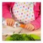 Preview: Kinderkitchen Set 3-teilig/ Kindermesser-Set blau/grün/weiß