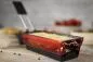Preview: Raclette Set Mini Alpenglühen rot mit Schabern und Teelicht Preview: Raclette Set Mini Alpenglühen rot mit Schabern und Teelicht