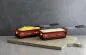 Preview: Raclette Set Mini Alpenglühen rot mit Schabern und Teelicht Preview: Raclette Set Mini Alpenglühen rot mit Schabern und Teelicht