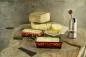Preview: Raclette Set Mini Alpenglühen rot mit Schabern und Teelicht Preview: Raclette Set Mini Alpenglühen rot mit Schabern und Teelicht
