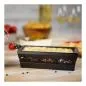 Preview: Raclette Set Mini Alpenglühen schwarz mit Schabern und Teelicht