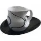 Preview: Luigi Colani Porzellan Kaffee - Cappuccino Tasse loop black Preview: Luigi Colani Porzellan Kaffee - Cappuccino Tasse loop black
