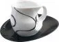 Preview: Luigi Colani Porzellan Kaffee - Cappuccino Tasse loop black Preview: Luigi Colani Porzellan Kaffee - Cappuccino Tasse loop black