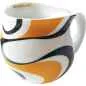 Preview: Colani Kaffeebecher wave gold & schwarz