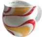 Preview: Colani Kaffeebecher wave gold & rot