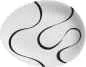 Preview: Luigi Colani Porzellan Teller 2 Stück loop black