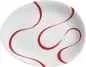 Preview: Luigi Colani Porzellan Teller 2 Stück loop red