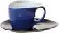 Preview: Luigi Colani Porzellan Jumbotasse mit Untertasse 2 tlg. schwarz & blau