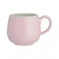 Preview: Geprägte Tasse Honigwaben pink, 350 ml Preview: Geprägte Tasse Honigwaben pink, 350 ml