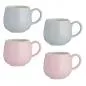 Preview: Geprägte Tasse Honigwaben pink, 350 ml Preview: Geprägte Tasse Honigwaben pink, 350 ml