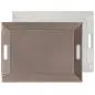Preview: FREEFORM Wendetablett Taupe / Weiss - 55 x 41cm