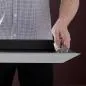 Preview: Wendetablett Grau / Schwarz 55 x 41cm Preview: Wendetablett Grau / Schwarz 55 x 41cm