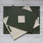 Preview: DUO - Untersetzer Olive/Elfenbein, 4er Set Preview: DUO - Untersetzer Olive/Elfenbein, 4er Set