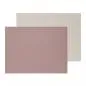 Preview: Platzset 40 x 30 cm Altrosa/Stein