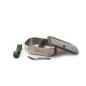 Preview: Edelstahl Lunch Box - Olive, 1000 ml, Edelstahl/Silikon, Maße: 20 x 15 x 6,5 cm
