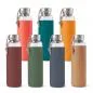 Preview: Wasserflasche 600 ml Glas Olive Preview: Wasserflasche 600 ml Glas Olive