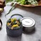Preview: Lunchbecher 600 ml aus Glas mit Schutzhülle, Schiefer Preview: Lunchbecher 600 ml aus Glas mit Schutzhülle, Schiefer
