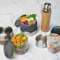 Preview: Lunchbecher 450 ml aus Glas mit Schutzhülle, Schiefer Preview: Lunchbecher 450 ml aus Glas mit Schutzhülle, Schiefer