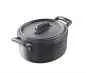 Preview: KASSEROLLE MIT DECKEL 8 cl Gusseisenoptik