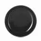 Preview: GOURMET TELLER SOLID schwarz 17,5 CM