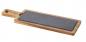 Preview: HOLZBRETTCHEN 43 x 14 cm, RECHTECKIG FÜR TELLER/ PLATTE 30 x11 cm Akazie
