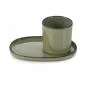 Preview: CARACTERE UNTERTASSE 13,5x8,3x1,2 cm Kardamom