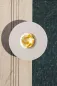 Preview: SPHERE KUGEL-TELLER Alabaster Weiss Ø 30,5 cm
