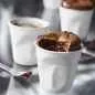 Preview: Knickbecher Cappuccino 0,18l Mattschwarz