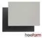 Preview: Platzset 40 x 30 cm grau / schwarz