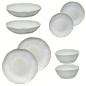 Preview: Melamin Geschirrset 8-teilig Atmosfera Taube