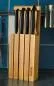 Preview: Bamboo Messer Block mit 4 GEN Black Messern Preview: Bamboo Messer Block mit 4 GEN Black Messern