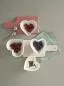 Preview: Herzschalen 6er Set Cupido 13 x 12 x 5,8 cm