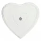 Preview: Backform herzförmig 25 × 24 cm Cupido La Porcellana Bianca Novo