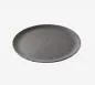 Preview: STEAKTELLER RUND 28,5 cm Matt schiefer