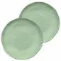 Preview: Teller flach Ø 27 cm Atmosfera grün Set mit 2 Stück