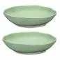 Preview: Teller tief / Suppenteller Ø 21 cm Atmosfera grün Set mit 2 Stück