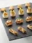Preview: TELLER/ PLATTE/ BURGERTELLER/ STEAKTELLER/ SERVIERPLATTE 25 x 25 cm QUADRATISCH Matt schiefer