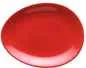 Preview: Luigi Colani Porzellan Teller Set oval 2 tlg. red