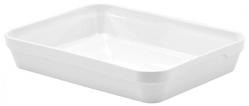Preview: Auflaufform 40 x 29,5 x 6,5 cm weiss