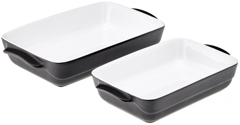 Preview: Auflauf & Servierform eckig 26 x 16 cm „Schiefer“