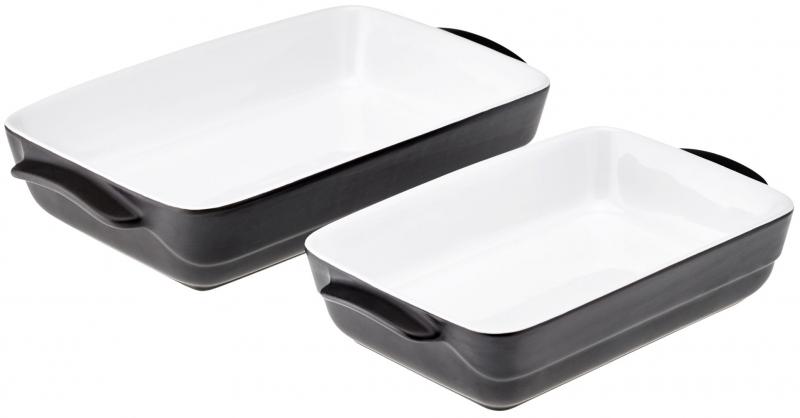 Preview: Auflauf & Servierform eckig 31 x 10 cm „Schiefer“