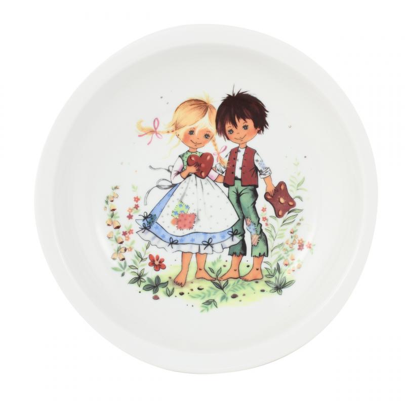 Preview: Kinder Teller tief 20 cm Hänsel & Gretel