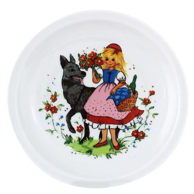 Teller flach 20 cm Rotkäppchen