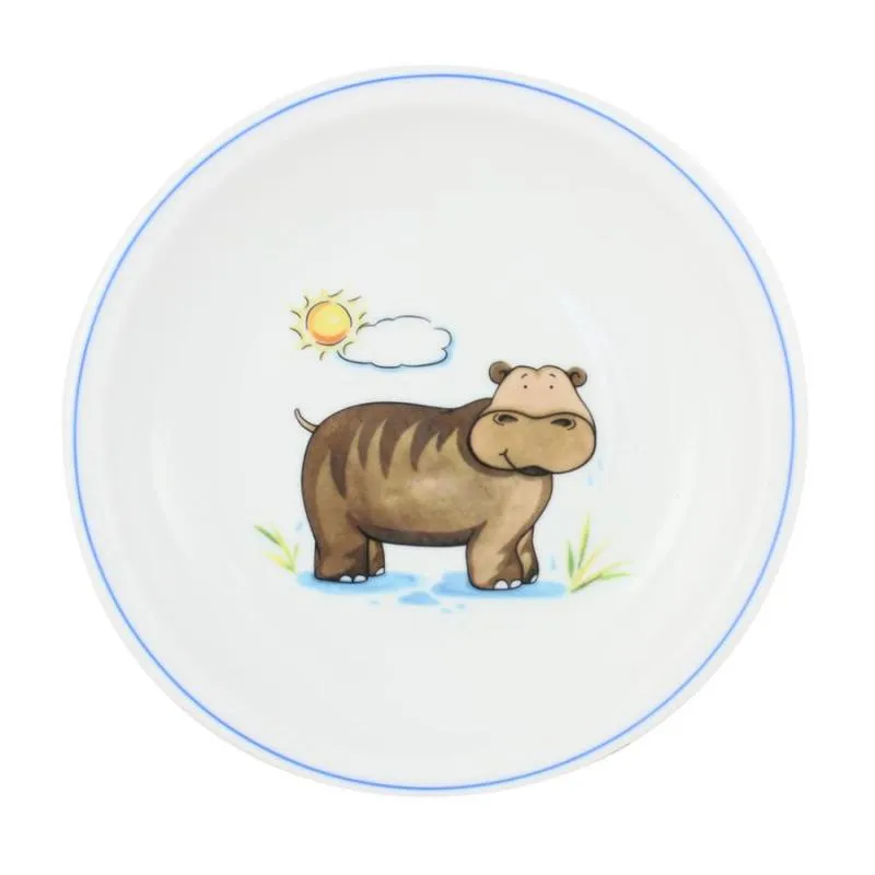 Teller flach 20 cm Nilpferd