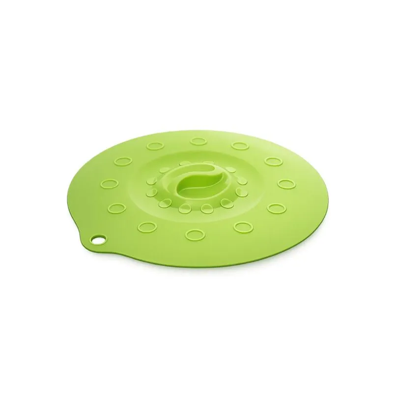 Silikondeckel 18cm „FUNNY KITCHEN“ grün