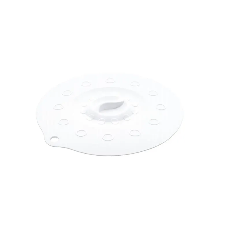 Silikondeckel 18cm „FUNNY KITCHEN“ weiß