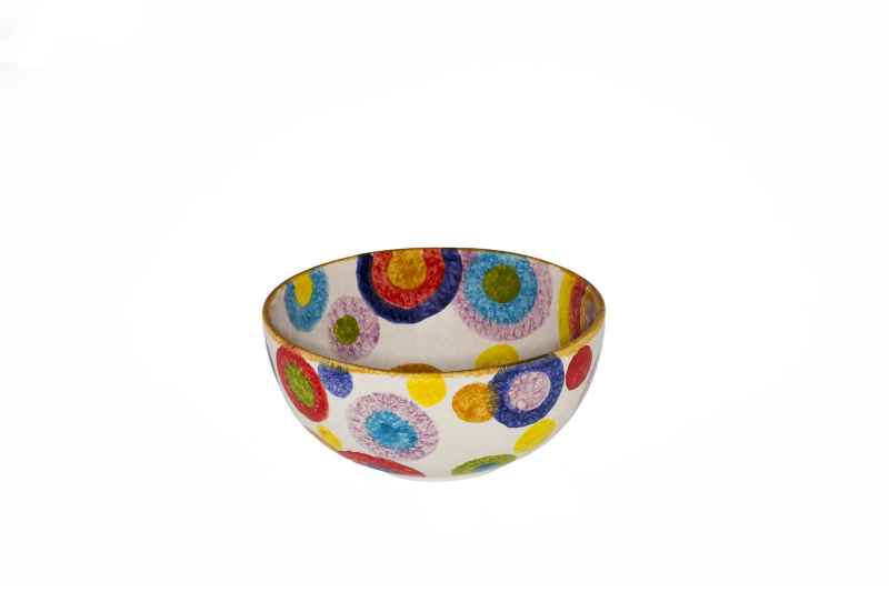Preview: Schale rund 21 cm handbemalt „Circolo“
