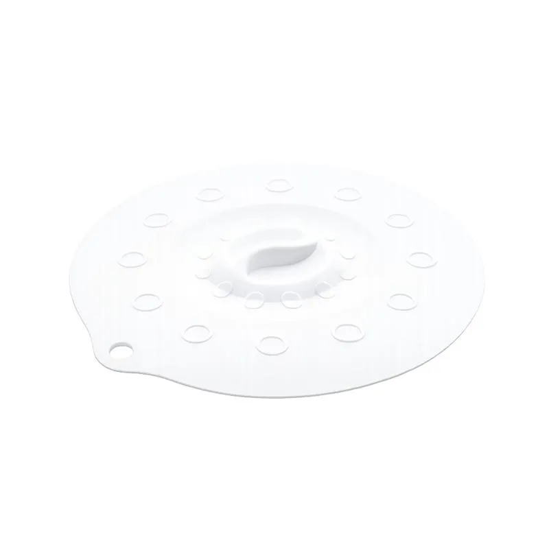 Silikondeckel 23cm „FUNNY KITCHEN“ weiß