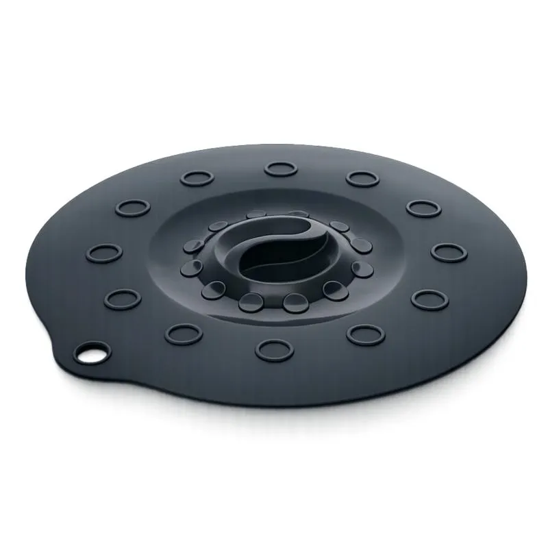 Silikondeckel 29cm „FUNNY KITCHEN“ schwarz